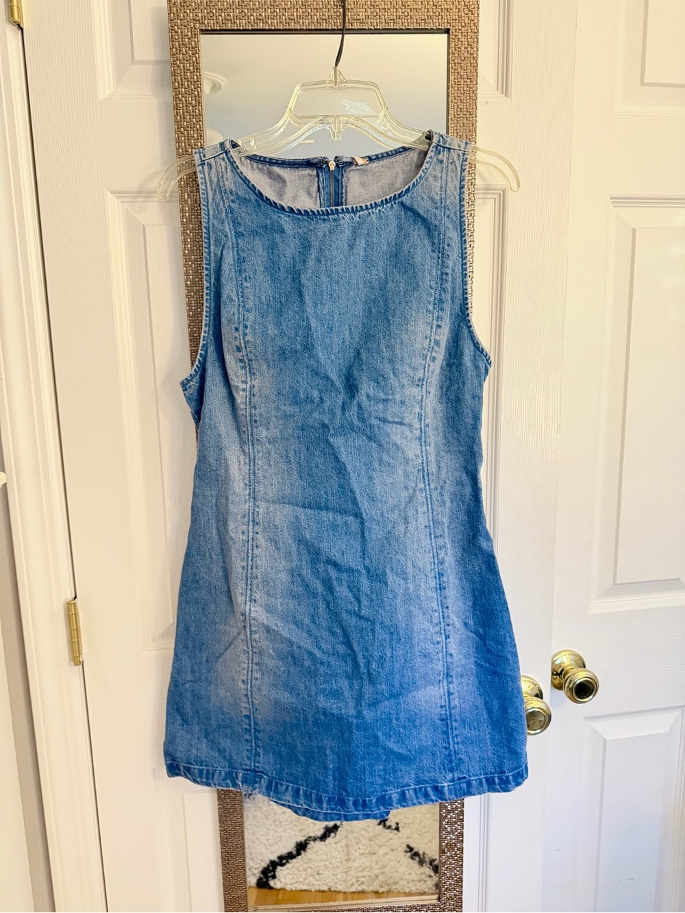 Free People Atlas Denim Mini Dress - Picture 3 of 5